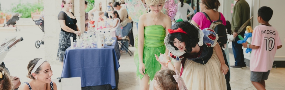 Boho Picnic in the Park with Princesses at The Shops at Merrick Park