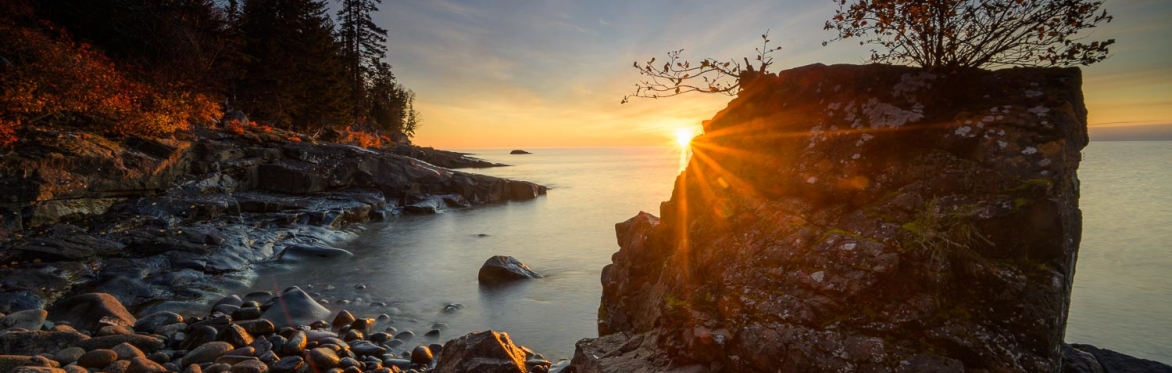 Sunrise over Lake Superior