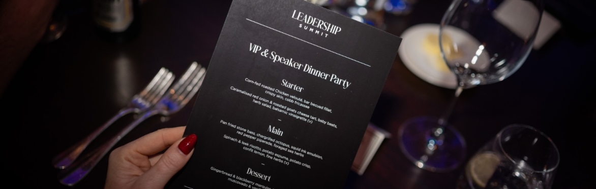 Leadership Summit VIP & Speaker Dinner