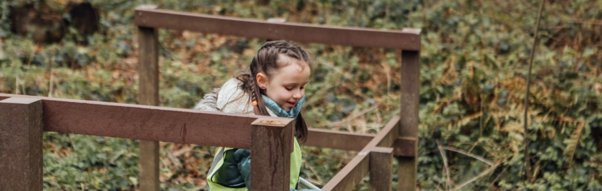 Pond dipping child