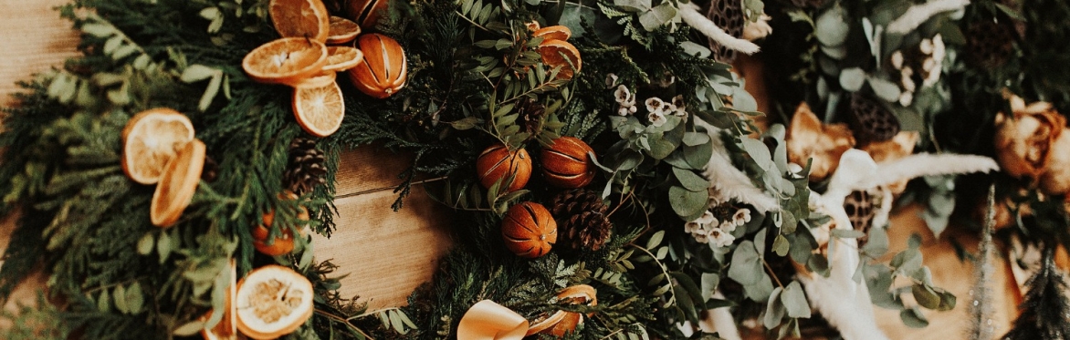 Christmas Wreath Making at GG's Yard