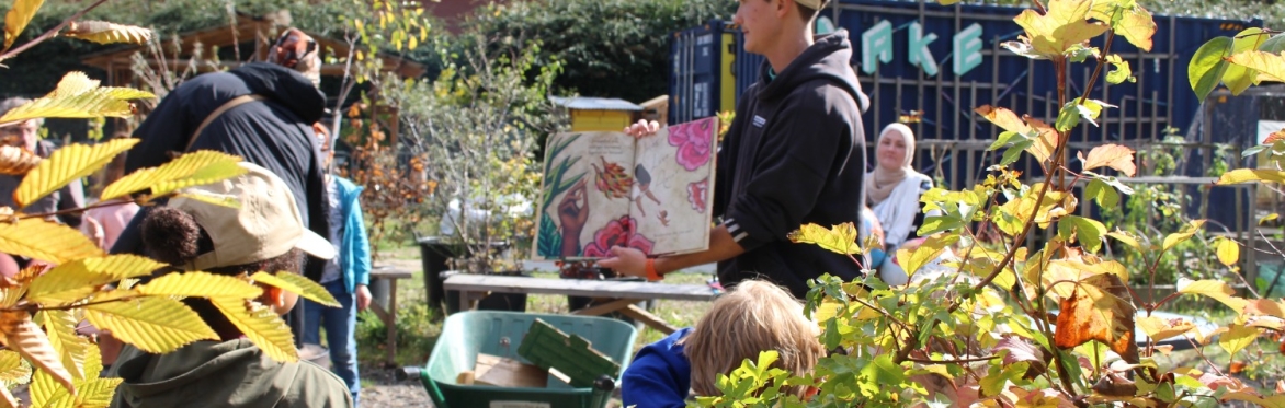storytelling in the garden