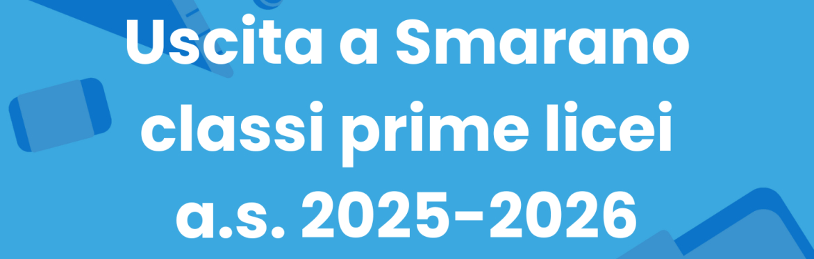 Uscita a Smarano (TN) - classi prime licei - a.s. 2025/2026