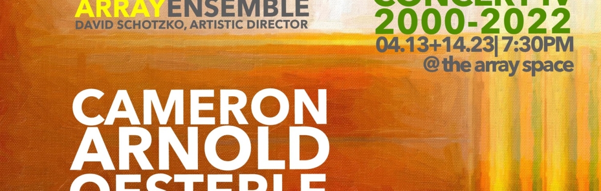 Array@50 - Concert IV: 2000-2022 [April 14 - IN PERSON]