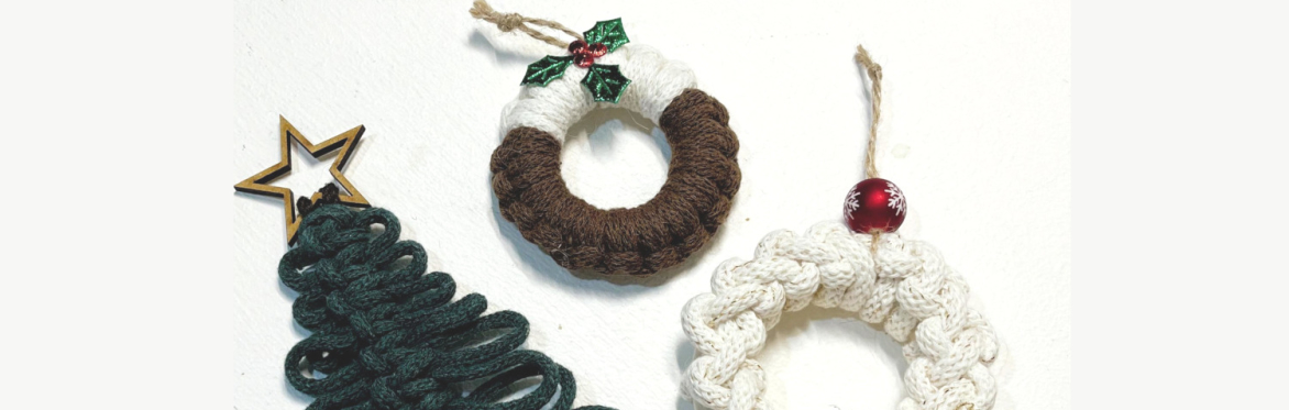 WORKSHOP: Macrame Christmas Decorations