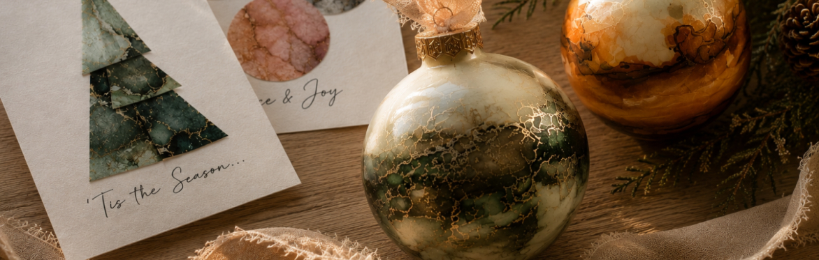 Christmas Alcohol Ink Day: Baubles & Cards, Arley Hall & Gardens, November & December 2026