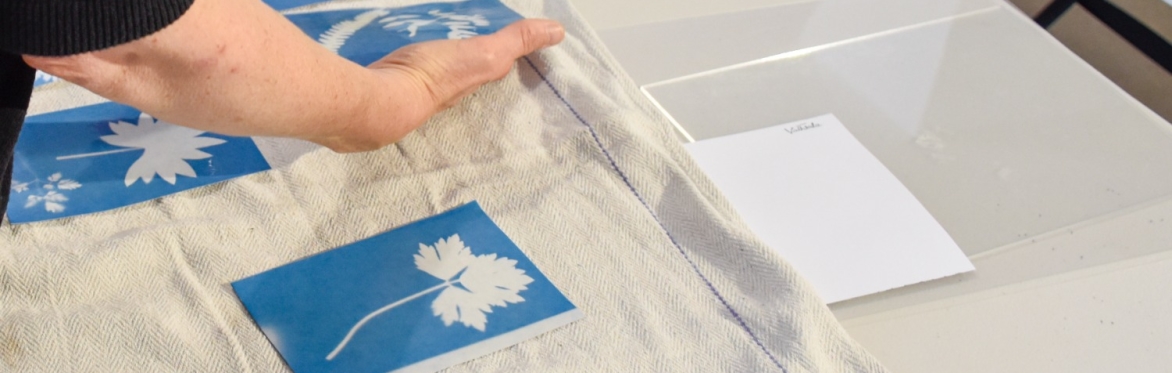 Meet and Make - cyanotypes