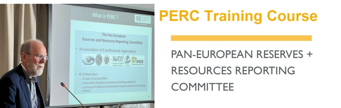 PERC's Training logo - the Pan-European Reserves and Resources Reporting Committee