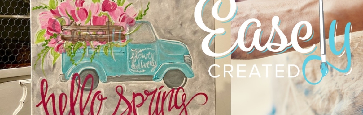 Online live Paint Class "Flower Delivery" Includes canvas and paint