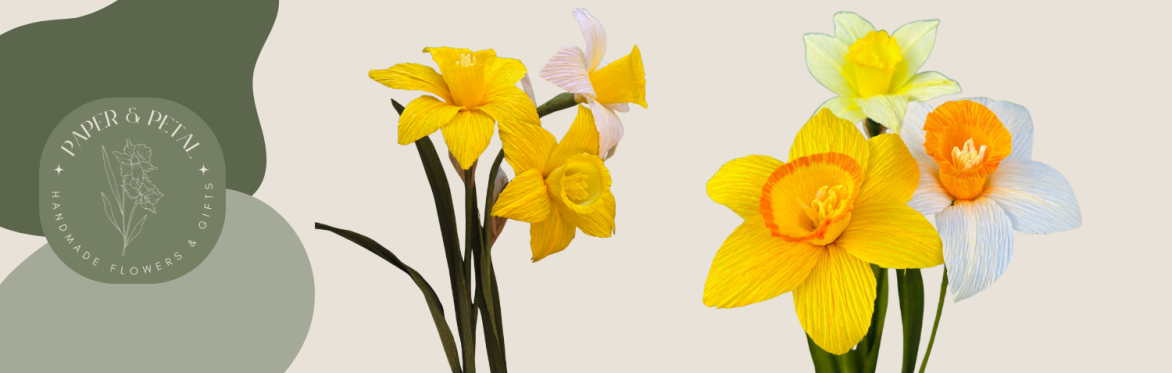 Crepe Paper Daffodil Workshop