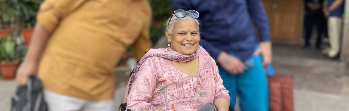 Professor Anita Ghai in 2024. The photo was taken by Dan Goodley.