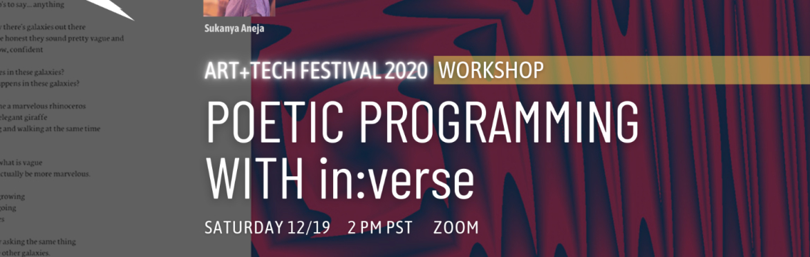 Workshop: Poetic Programming with in:verse