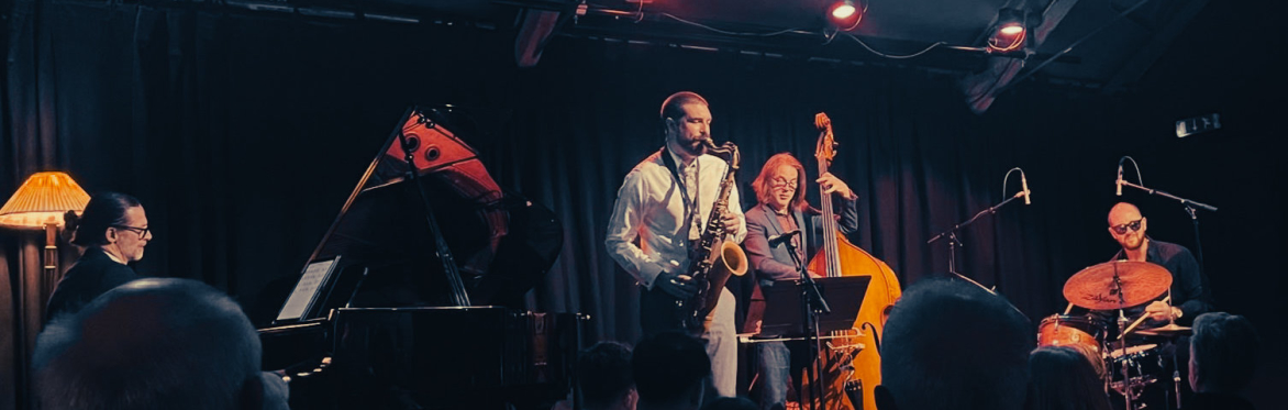 Peggy's Houe Band, photo playing onstage.