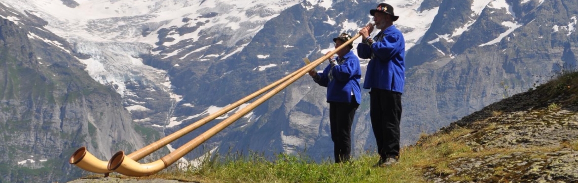 Holcombe Alphorn Duo and Brass Quartet