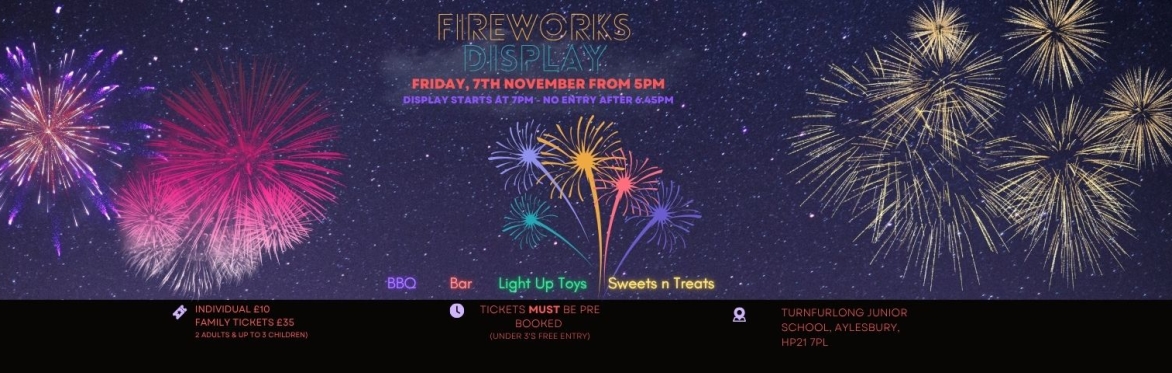 Turnfurlong Junior School Fireworks Display 2025