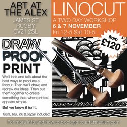 Draw, Proof, Print: 2-day lino cut course with Eric Gaskell and Steve Davies