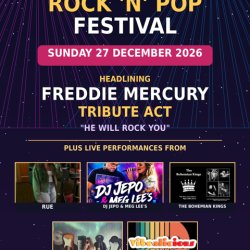 Christmas Rock N Pop Festival- Featuring Freddie Mercury Tribute