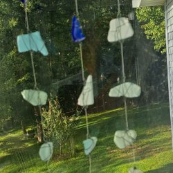 Sea Glass Sun Catchers with Jeannine