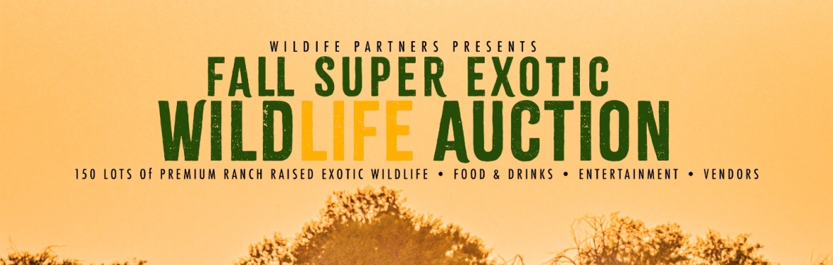 Fall Super Exotic Wildlife Auction