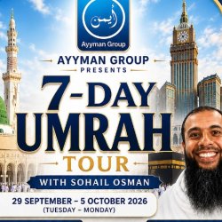 7 DAY UMRAH TOUR  WITH SOHAIL OSMAN