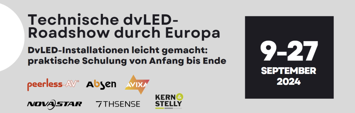 Technische dvLED-Roadshow durch Europa - Hamburg, Germany