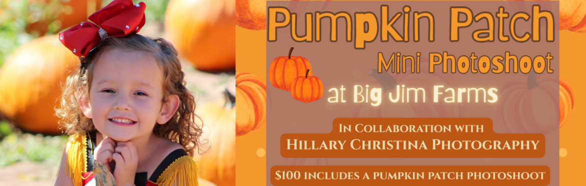 Pumpkin Patch Photoshoots at Big Jim Farms w/ Hillary Christina Photography