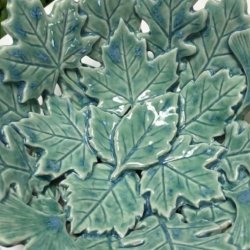Pottery workshop Autumn Leaf bowls and dishes