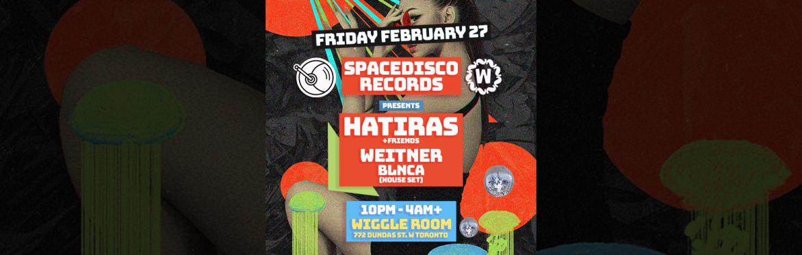 Spacedisco Records presents Hatiras + Weitner and Blnca at Wiggle Room