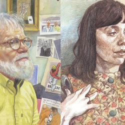 Adult Masterclass: Coloured Portrait Drawing - with Marie Le Men