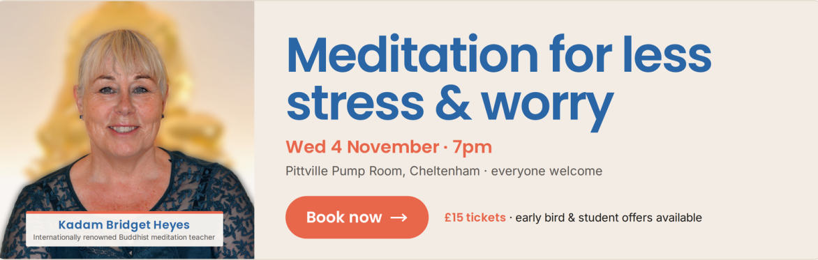 Meditation for less stress & worry