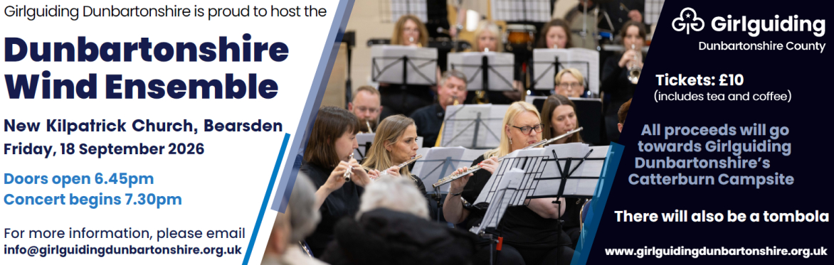 Girlguiding Dunbartonshire concert - Dunbartonshire Wind Ensemble