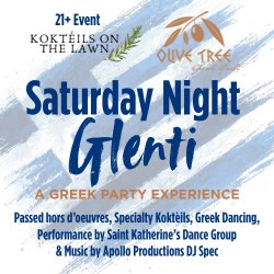 Olive Tree Greek Grill- Saturday Night Glenti-A Greek Party Experience