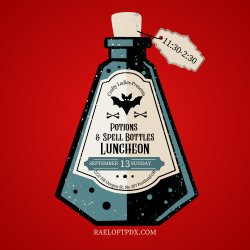 Enchanted Spellbound Crafts and Lunch, Event Venue, Wedding Venue, Events, Space, Portland, Luncheon, Witches, Witchy, Magical, Spells, Potions, Bottles, PDX