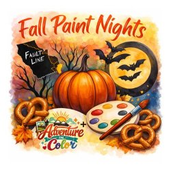 Fault Line St. Charles invites you to “Good food, Good energy, Good art!”  Paint Tues or Friday or both 2-Night Pass