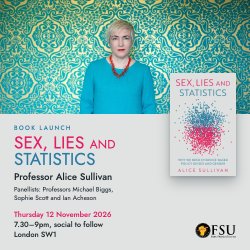 SEX, LIES AND STATISTICS: ALICE SULLIVAN BOOK LAUNCH