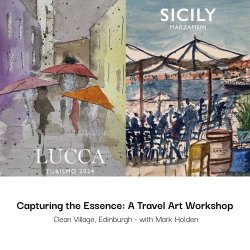 Capturing the Essence: A Travel Art Workshop in Dean Village, Edinburgh - with Mark Holden