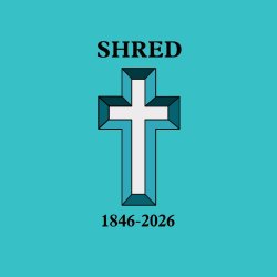 Shred logo with the date 1846-2026