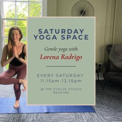 Saturday Yoga Space Graphic