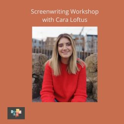 Title of workshop and image of cara loftus