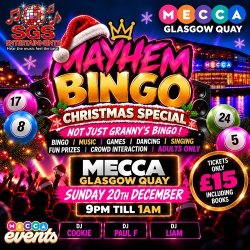 MAYHEM BINGO CHRISTMAS SPECIAL