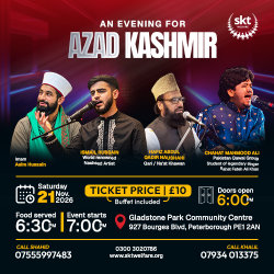 An Evening for Kashmir - Peterborough