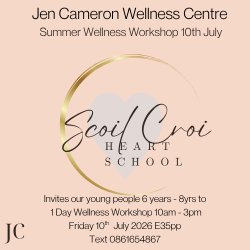 Scoil Croi : Supporting your childs wellbeing! 6years - 8years; 1 Day Workshop