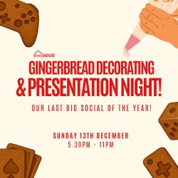 Gingerbread Decorating & Presentation Night!