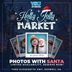 Holly Jolly Market: Photos with Santa