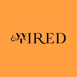 Wired & Tired logo in orange
