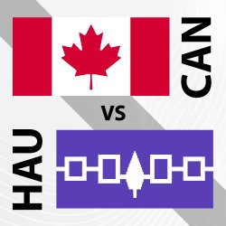 Canada (CAN) Flag versus Haudenosaunee (HAU) Flag