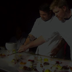 chefs create desserts with nitrogen