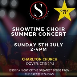 SHOWTIME CHOIR - SUMMER CONCERT 2026 (Dover)