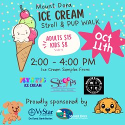 Mount Dora Ice Cream Stroll - April 12 2-4pm