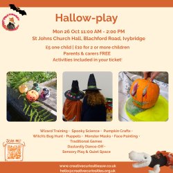 Hallow-Play - Half Term Halloween Fun - Family Event - Ivybridge
